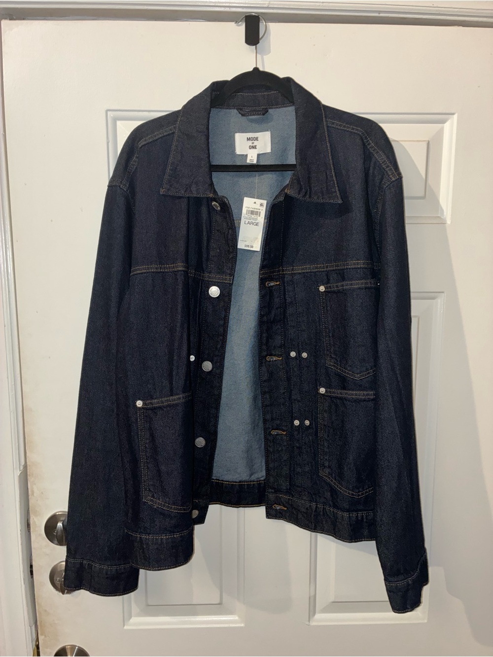 Men's Dark Indigo Denim Jacket